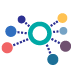 Icon that signifies a group of people together providing guidance